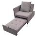 Sofá cama individual Sofá cama individual Gris