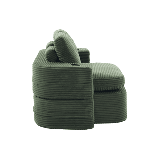 Sofá-cama de casal para 2 pessoas u2013 em veludo, conversível 2 em 1, função reclinável, braços ajustáveis, porta-copos e encosto alto u2013 Verde esmeralda Sofá-cama de casal para 2 pessoas u2013 em veludo, conversível 2 em 1, função reclinável, braços ajustáveis, porta-copos e encosto alto u2013 Verde esmeralda