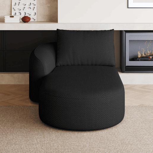Sofá-cama de canto L 168 cm - Transformável, modular, chaise longue à esquerda - Preto Sofá-cama de canto L 168 cm - Transformável, modular, chaise longue à esquerda - Preto