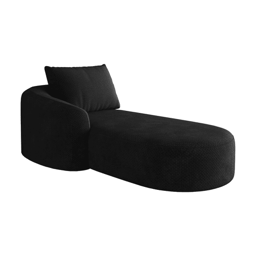 Sofá-cama de canto L 168 cm - Transformável, modular, chaise longue à esquerda - Preto Sofá-cama de canto L 168 cm - Transformável, modular, chaise longue à esquerda - Preto