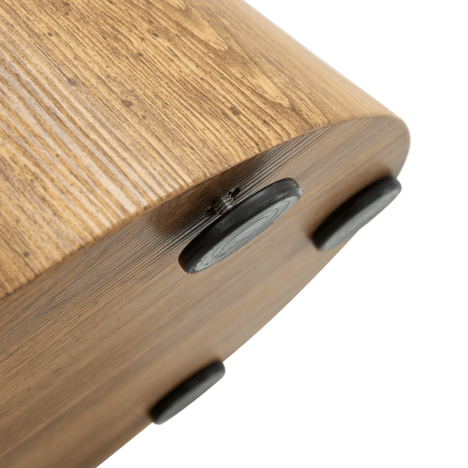 Mesa de centro redonda 50x48 cm - MDF com acabamento em madeira, ideal para sala de estar e varanda - Natural Mesa de centro redonda 50x48 cm - MDF com acabamento em madeira, ideal para sala de estar e varanda - Natural