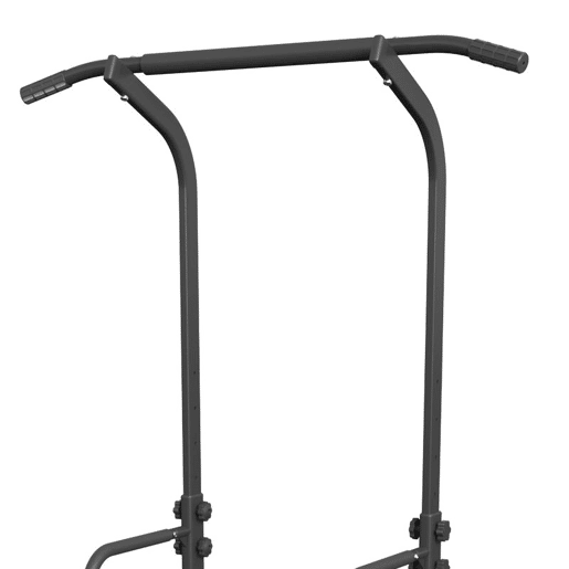 HOMCOM Barra de Exercícios com Altura Regulável 180-212 cm, Estação de Fundos Resistente para Ginásio em Casa, Máquina Multifuncional, para Treino de Força, Suporta até 120 kg