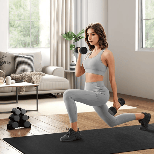 SPORTNOW Conjunto de Halteres Dodecagonais 2 x 10 kg em Metal com Revestimento em Borracha e Pegas Antiderrapantes Preto SPORTNOW Conjunto de Halteres Dodecagonais 2 x 10 kg em Metal com Revestimento em Borracha e Pegas Antiderrapantes Preto