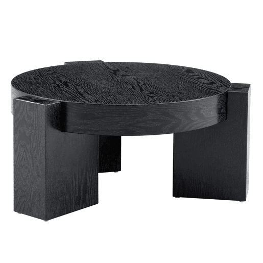 Conjunto de mesas de centro separáveis - tampo em vidro cinzento transparente, estrutura em MDF com efeito de madeira preta, design modular flexĂvel - preto Conjunto de mesas de centro separáveis - tampo em vidro cinzento transparente, estrutura em MDF com efeito de madeira preta, design modular flexĂvel - preto