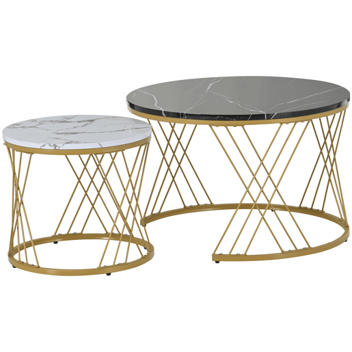 Mesa de centro 100x50x36cm - LED, alto brilho, gaveta e prateleiras laterais - Preto