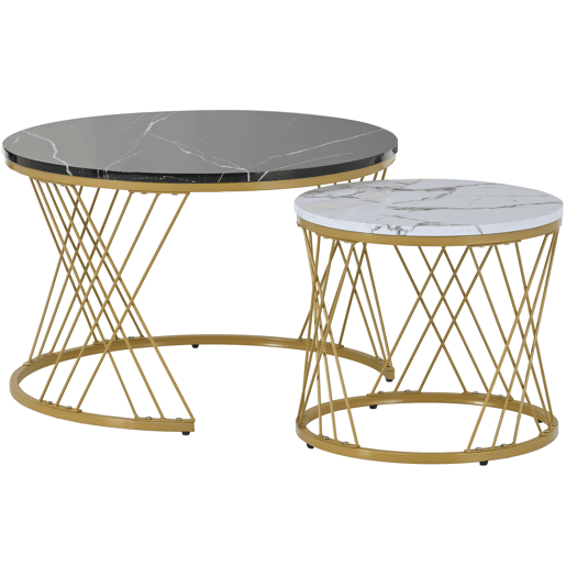 Mesa de centro 100x50x36cm - LED, alto brilho, gaveta e prateleiras laterais - Preto