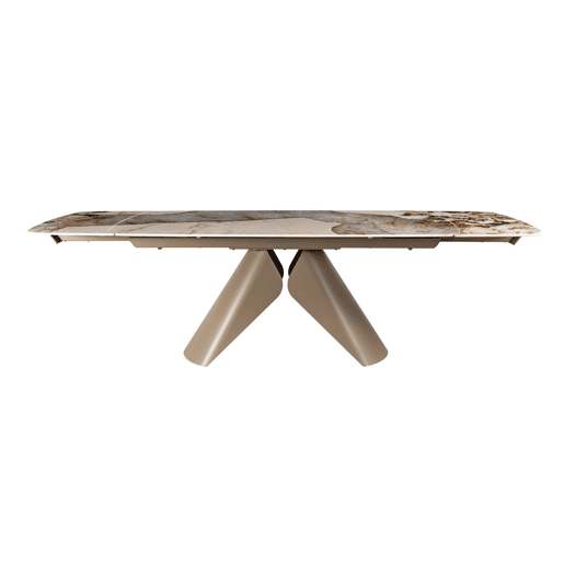 Mesa de jantar extensível 180260 × 100, com tampo em cerâmica Mesa de jantar extensível 180260 × 100, com tampo em cerâmica