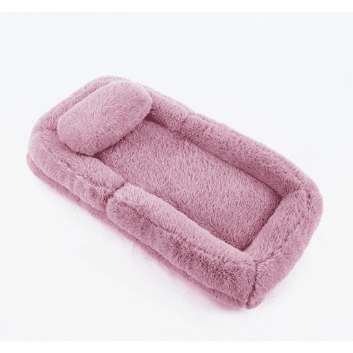 Sofá-cama tipo humano com 5 posições - ajustável, para jogos, meditação e relaxamento, tecido felpudo - Rosa Sofá-cama tipo humano com 5 posições - ajustável, para jogos, meditação e relaxamento, tecido felpudo - Rosa