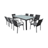 Conjunto de mesa e cadeiras de jardim 8 lugares Rio Preto