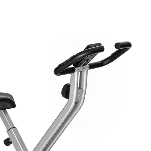 SPORTNOW Bicicleta Estática Dobrável Silenciosa com 8 Níveis de Resistência Magnética, Monitor LCD, Assento Ajustável, Sensor de Pulsação, Suporte para Telemóvel e Rodas, Cinzento SPORTNOW Bicicleta Estática Dobrável Silenciosa com 8 Níveis de Resistência Magnética, Monitor LCD, Assento Ajustável, Sensor de Pulsação, Suporte para Telemóvel e Rodas, Cinzento