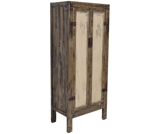 Armario de madera marrón 80x48x190h cm