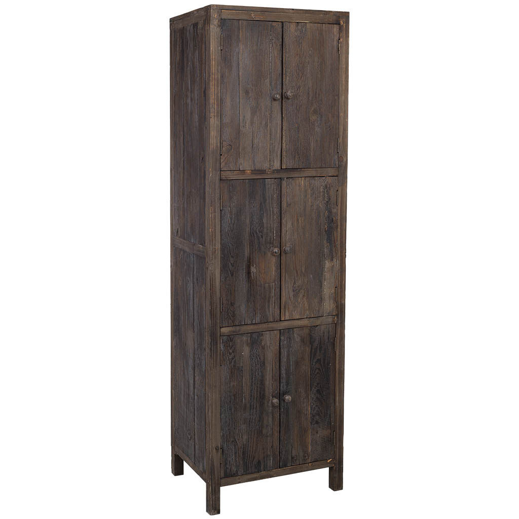 Armario de madera marrón 55x40x179h cm