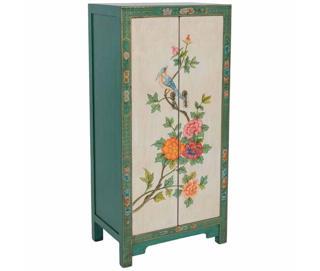 Armario de madera multicolor 62x40x128h cm