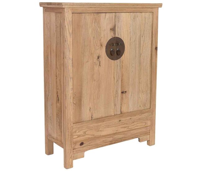 Armario de madera beige 102x40x133h cm