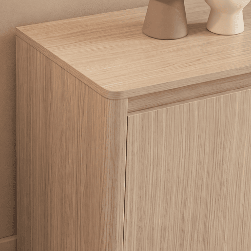 Móvel de televisão Takranmaa 2 portas e 6 compartimentos 150x40x50 cm Carvalho en.casa Móvel de televisão Takranmaa 2 portas e 6 compartimentos 150x40x50 cm Carvalho en.casa