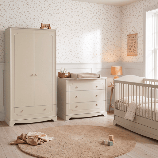 Berço evolutivo 70x140 base incluída Bellamy Royal Beige