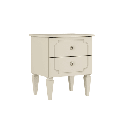 Mesa de cabeceira com 2 gavetas Bellamy Royal Beige Mesa de cabeceira com 2 gavetas Bellamy Royal Beige