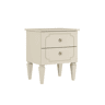 Mesa de cabeceira com 2 gavetas Bellamy Royal Beige
