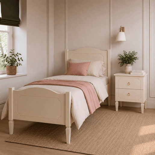 Mesa de cabeceira com 2 gavetas Bellamy Royal Beige Mesa de cabeceira com 2 gavetas Bellamy Royal Beige