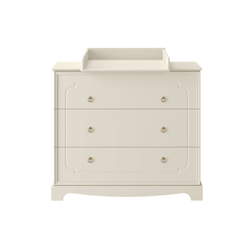 Berço evolutivo 70x140 cómoda para mudar fraldas e roupeiro 2 portas Bellamy Royal Beige