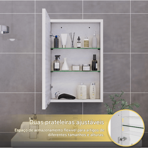Espelho de casa de banho de 50x70 cm com iluminação LED, espelho de parede para casas de banho, design moderno Espelho de casa de banho de 50x70 cm com iluminação LED, espelho de parede para casas de banho, design moderno