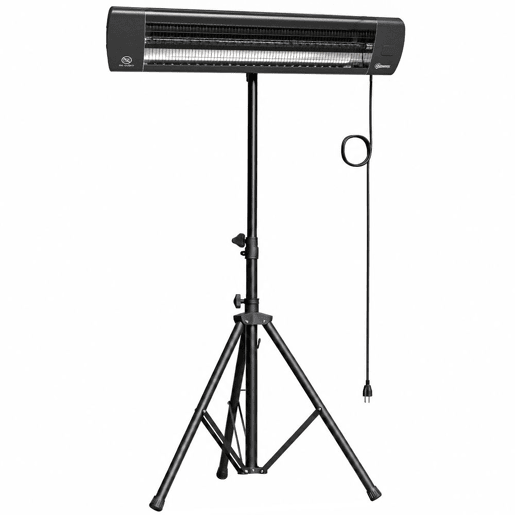Outsunny Aquecedor de Infravermelhos para Terraço 2500 W, Aquecedor Elétrico de Pé em Alumínio IP65, Tripé Regulável, 3 Níveis de Calor, Controlo TátilRemoto, Temporizador 24 h Outsunny Aquecedor de Infravermelhos para Terraço 2500 W, Aquecedor Elétrico de Pé em Alumínio IP65, Tripé Regulável, 3 Níveis de Calor, Controlo TátilRemoto, Temporizador 24 h