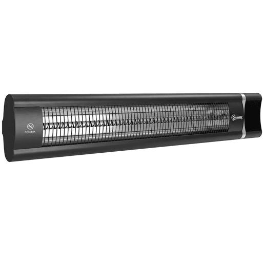 Outsunny Aquecedor Infravermelho de Terraço 3000 W, Mural, IP65, 9 Níveis, Temporizador 24 h, Ecrã LED, Preto