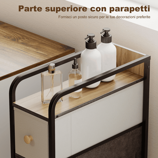 Cómoda em aço com gaveta, com arrumação Cómoda em aço com gaveta, com arrumação