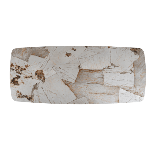 Mesa de jantar de 240 × 120, pernas na cor carvalho e tampo em cerâmica Mesa de jantar de 240 × 120, pernas na cor carvalho e tampo em cerâmica