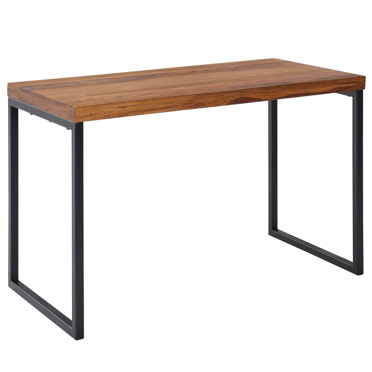 Escritorio de madera maciza de sheesham / metal 117 x 59 x 76,5 cm mesa
