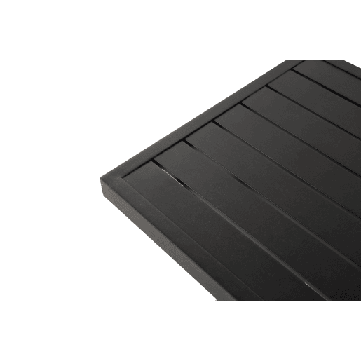 Mesa auxiliar quadrada para exterior - alumínio, resistente às intempéries, fácil de manter - castanho escuro Mesa auxiliar quadrada para exterior - alumínio, resistente às intempéries, fácil de manter - castanho escuro