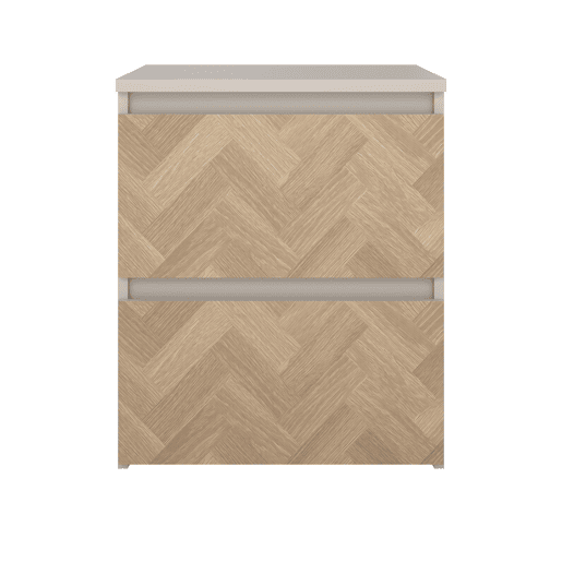 Mesa de Cabeceira 2 Gavetas Bidasoa CashmereHerringbone 40x36x48 cm Mesa Auxiliar para Quarto com Arrumação e Design Têxtil Mesa de Cabeceira 2 Gavetas Bidasoa CashmereHerringbone 40x36x48 cm Mesa Auxiliar para Quarto com Arrumação e Design Têxtil