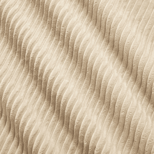 Sofá modular L 3 lugares - Boneless, com otomano, veludo cotelê, fácil montagem - Bege Sofá modular L 3 lugares - Boneless, com otomano, veludo cotelê, fácil montagem - Bege
