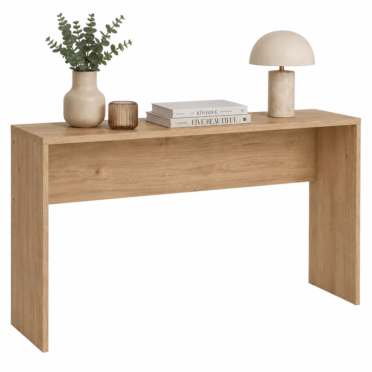 Extensión de escritorio pisuerga jackson hickory 150x40x76 cm / ampliación lateral para mesa de oficina con diseño moderno y funcional