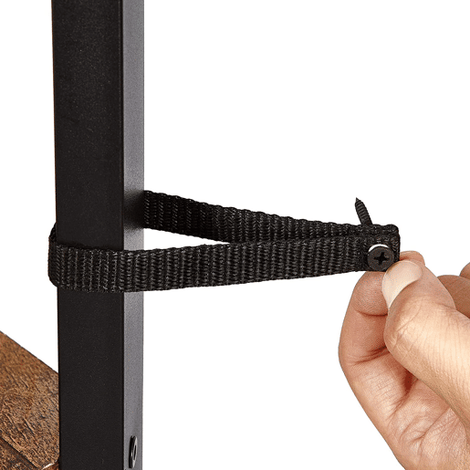 ESTANTE DE CANTO 125 cm, pretocastanho ESTANTE DE CANTO 125 cm, pretocastanho