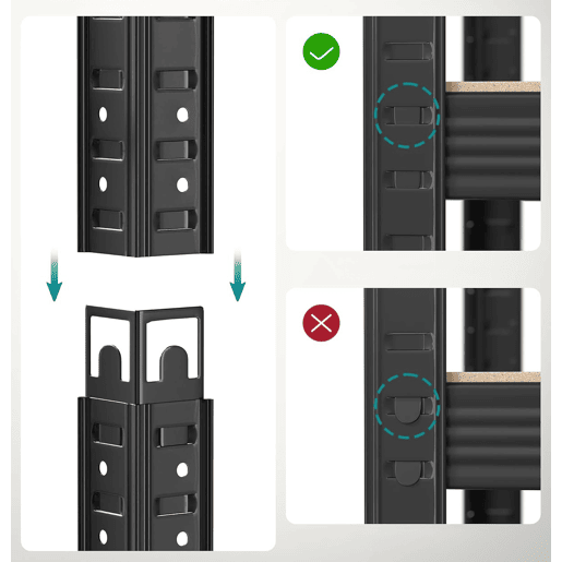 SUPORTE DE ARMAZENAMENTO 200 cm, preto SUPORTE DE ARMAZENAMENTO 200 cm, preto