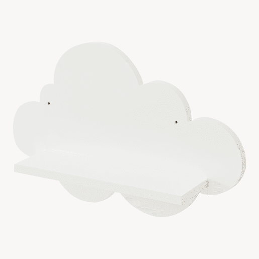 Conjunto de 3 prateleiras de parede Skanderborg em forma de nuvem Branco en.casa Conjunto de 3 prateleiras de parede Skanderborg em forma de nuvem Branco en.casa