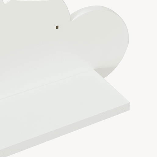 Conjunto de 3 prateleiras de parede Skanderborg em forma de nuvem Branco en.casa Conjunto de 3 prateleiras de parede Skanderborg em forma de nuvem Branco en.casa