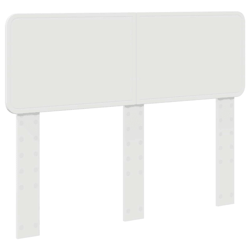 Estrutura da Cama de casal simple com cabeceira Branco 120 x 190 cm