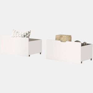 Gavetas para cama infantil, 2 unidades u2013 arrumação debaixo da cama u2013 Branco