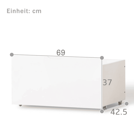 Gavetas para cama infantil, 2 unidades u2013 arrumação debaixo da cama u2013 Branco Gavetas para cama infantil, 2 unidades u2013 arrumação debaixo da cama u2013 Branco