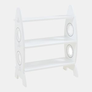 Estante infantil Tårnby orma de foguetão 70x55x25 cm - Branco en.casa
