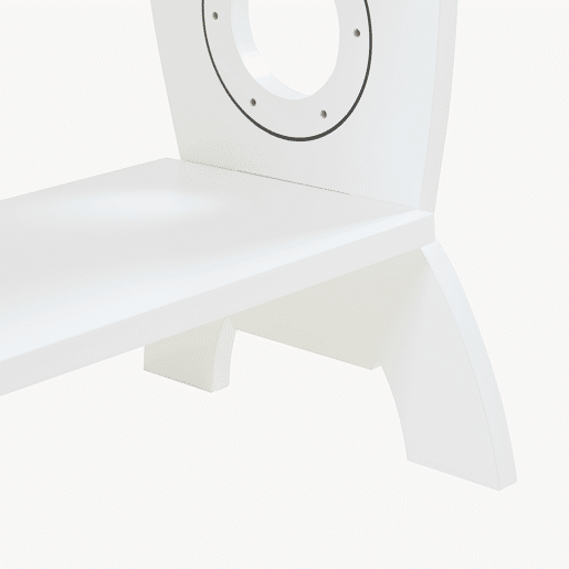 Estante infantil Tårnby orma de foguetão 70x55x25 cm - Branco en.casa