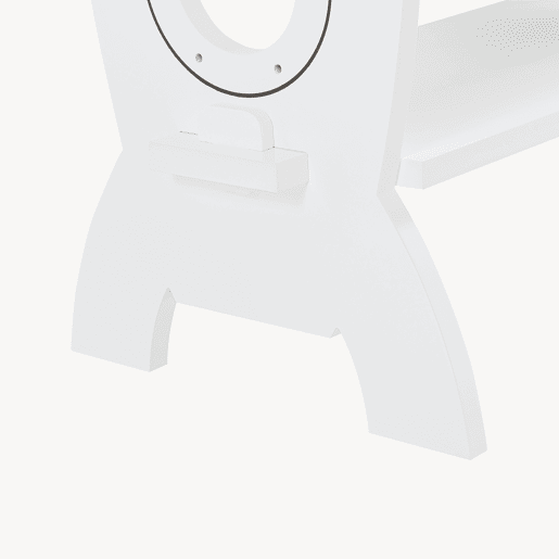 Estante infantil Tårnby orma de foguetão 70x55x25 cm - Branco en.casa