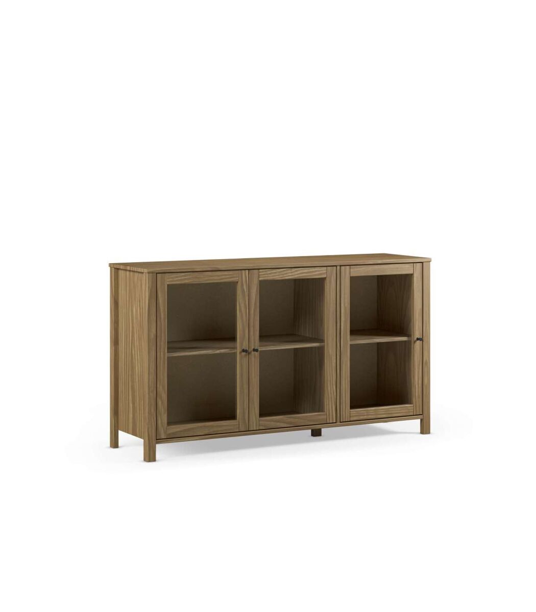 Mueble aparador 3 puertas diseño colonial.