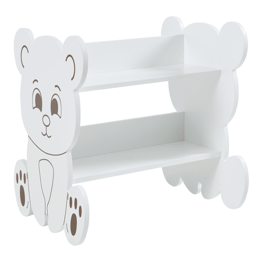 Estante infantil Tårnby orma de urso 60x56x56 cm - Branco en.casa