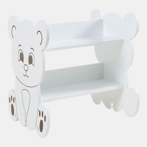 Estante infantil Tårnby orma de urso 60x56x56 cm - Branco en.casa