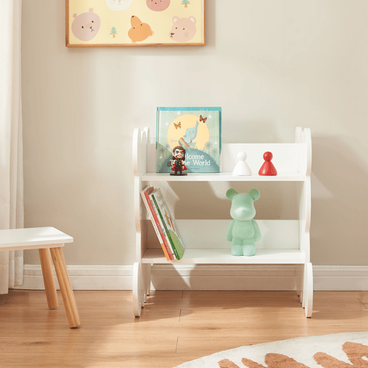 Estante infantil Tårnby orma de urso 60x56x56 cm - Branco en.casa