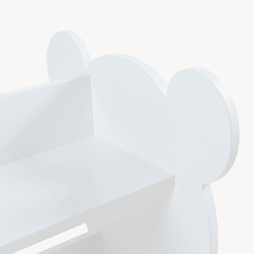 Estante infantil Tårnby orma de urso 60x56x56 cm - Branco en.casa
