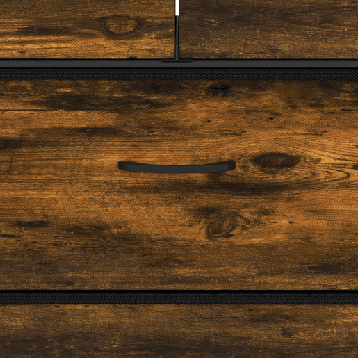 HOMCOM Cómoda com 4 Gavetas em Tecido, Prateleira Superior e Estrutura Metálica para Quarto, Sala ou Entrada, Castanho Rústico HOMCOM Cómoda com 4 Gavetas em Tecido, Prateleira Superior e Estrutura Metálica para Quarto, Sala ou Entrada, Castanho Rústico